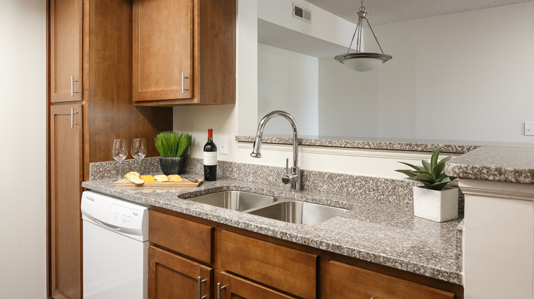 Kitchen with Shaker Cabinets