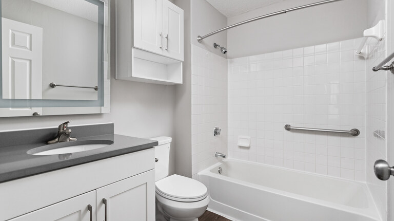 Updated Bathroom with Large Vanity