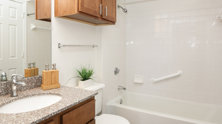 Bathroom with Shaker Vanity